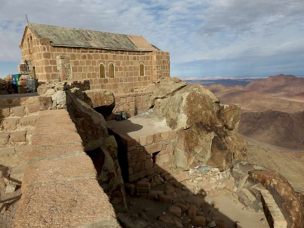 Monastery at top of Jabal Musa