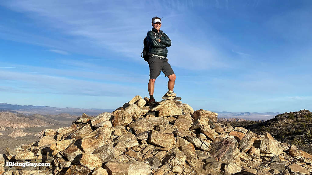 Cris Hazzard on Ryan Mountain