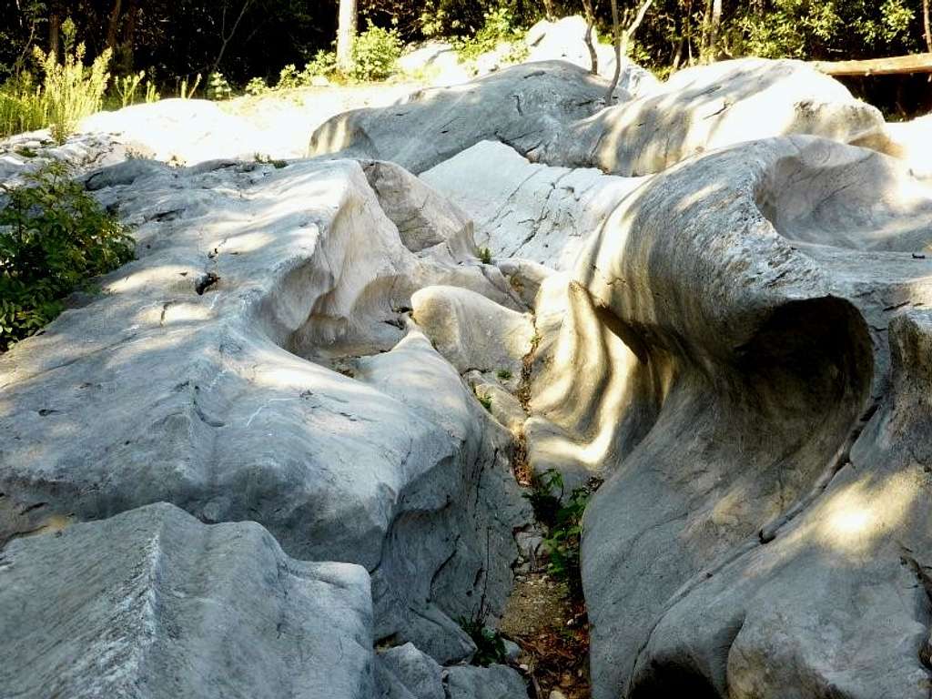 Erosion, the signs of Valle del Sarca ancient glacier - Bosco Caproni