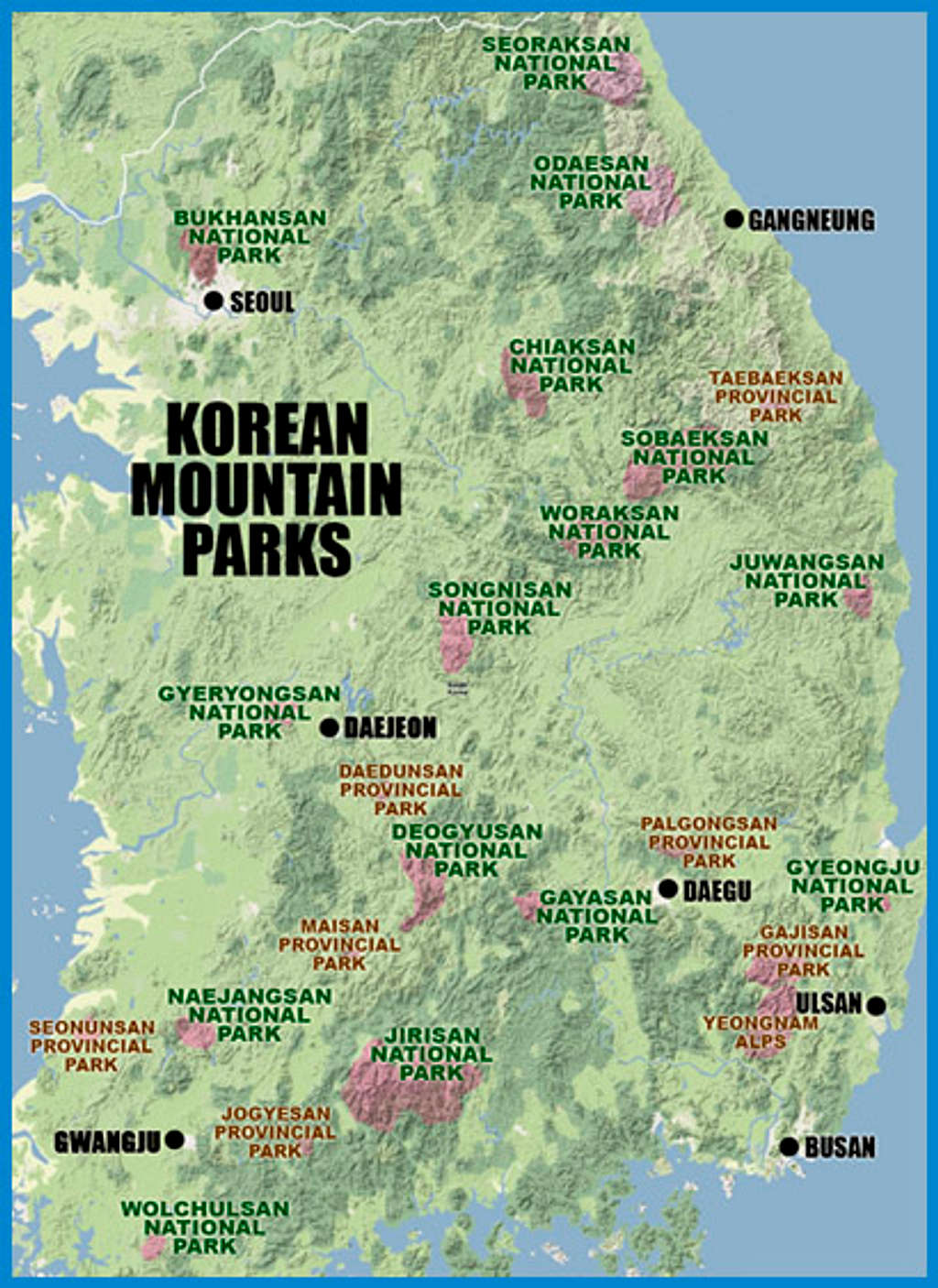 Korea Mountain Parks