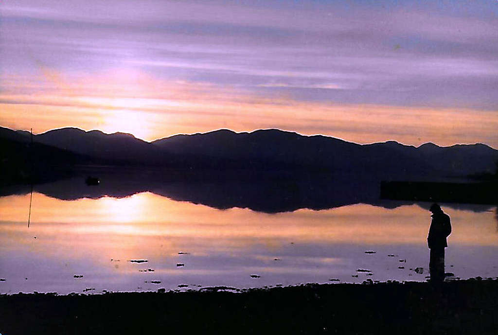 Loch Eil. Sunset over the Loch