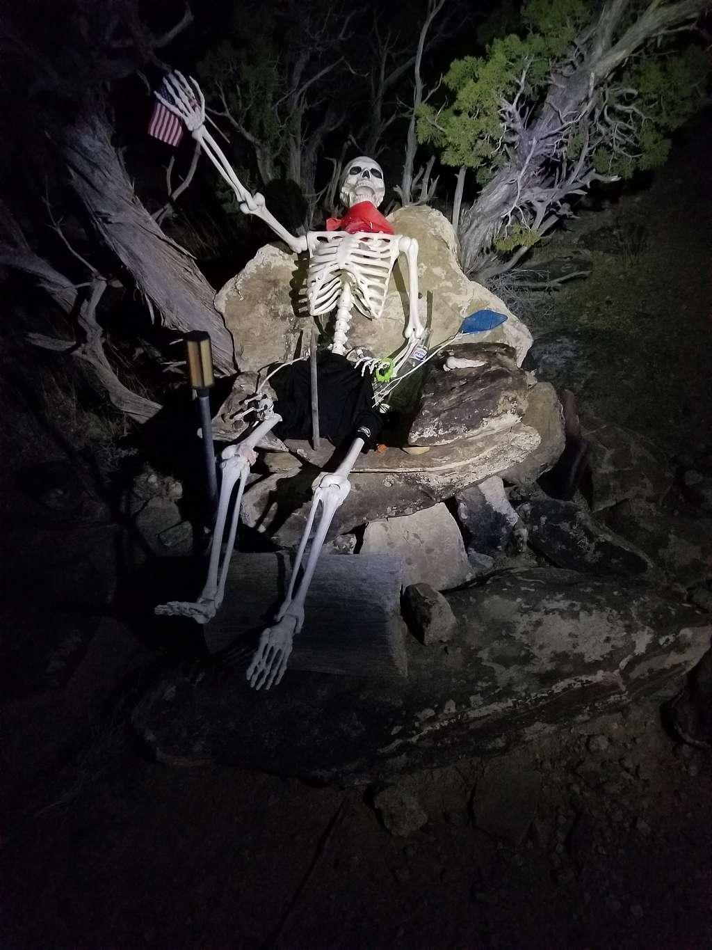 Skeleton on the Redlands Mesa Trails