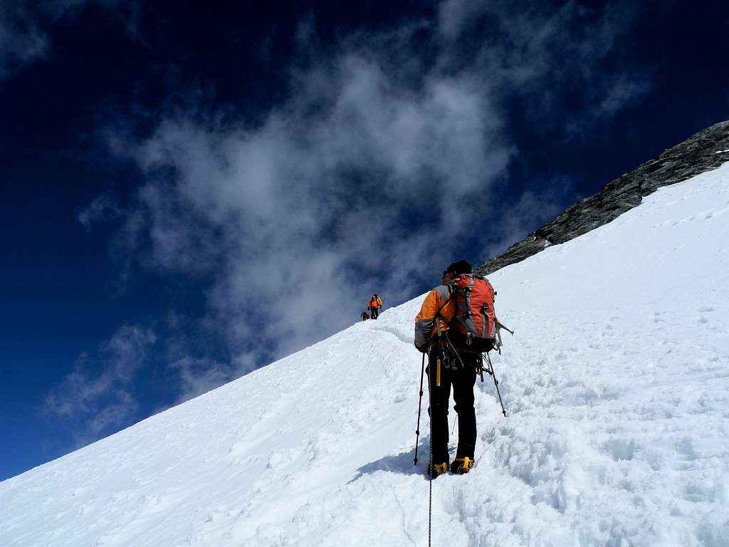 Western Breithorn Normal route