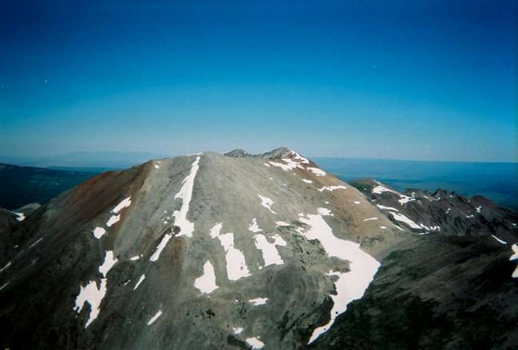 A view of Middle Peak.
