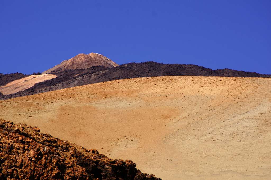 Teide from below Montaña Blanca