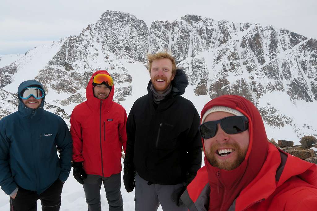 The team on the ridge overlooking Granite Peak