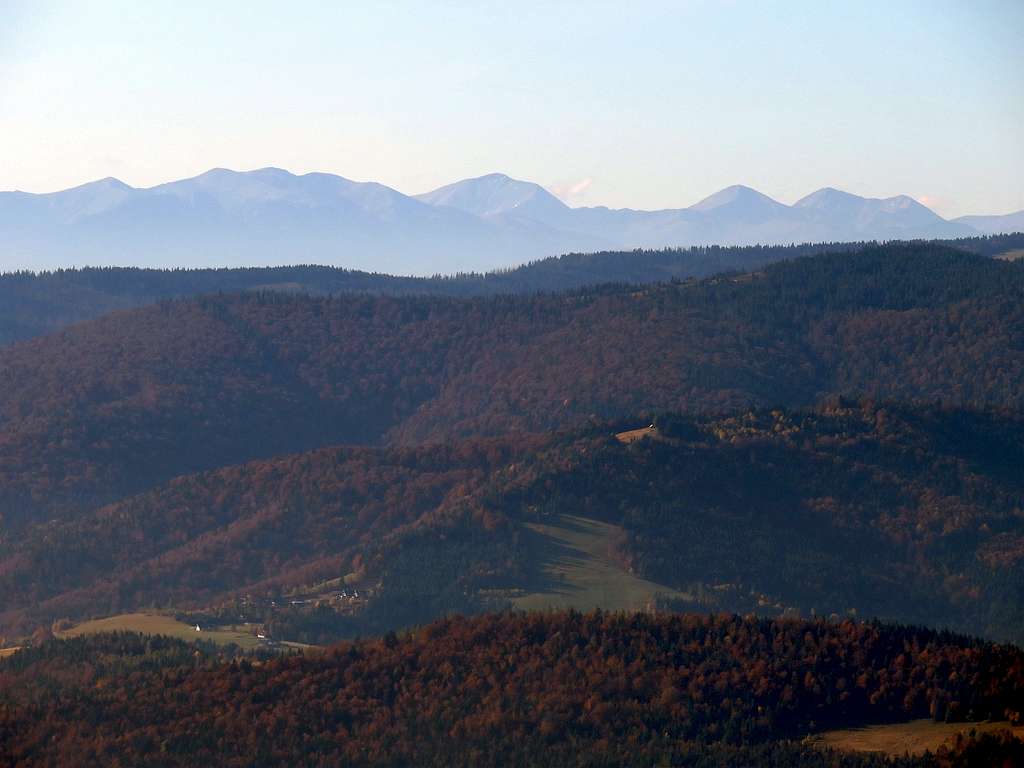 Western Tatras from Mogielica