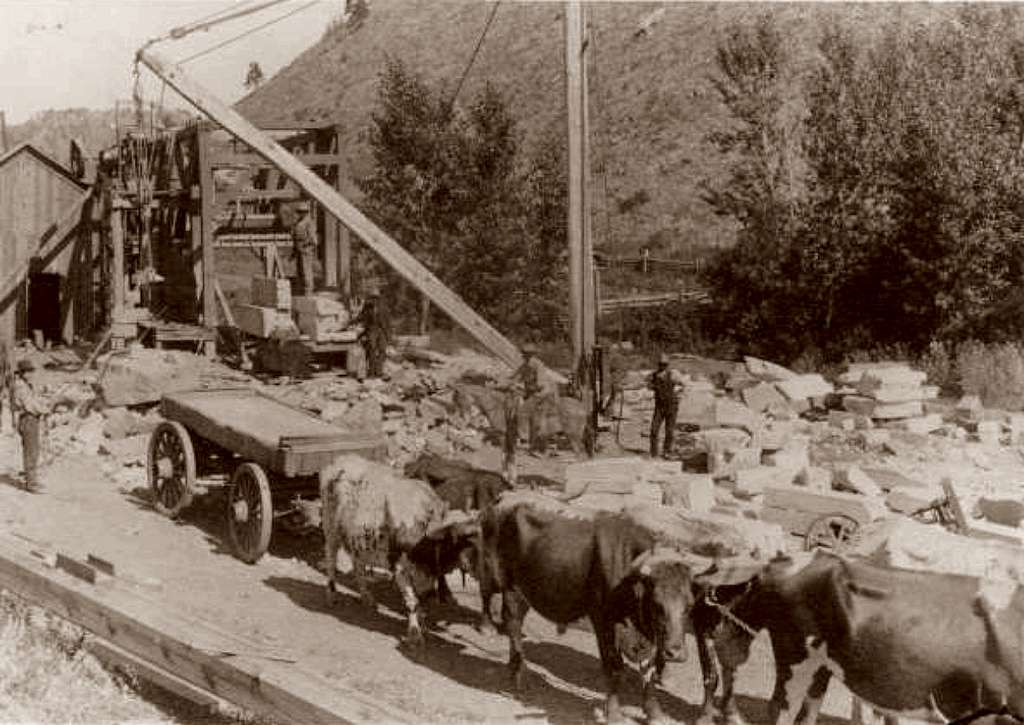 Historical Photo of the old Elm Creek Quarry Operations