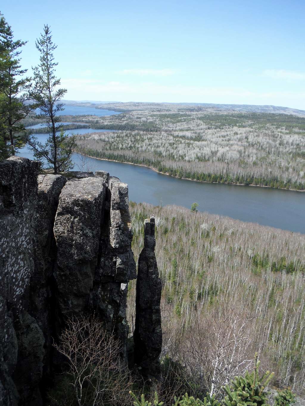 Rose Cliffs - View of Fourth Overlook and its Pinnacle