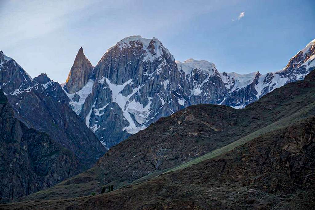 Lady Finger Peak from Hunza Valley