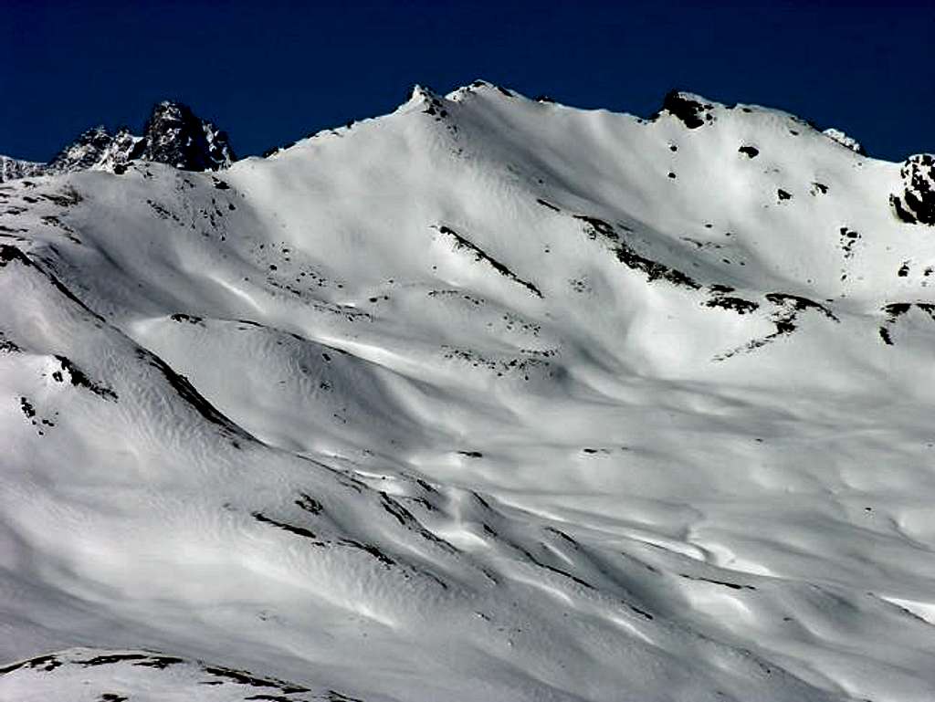 Testa d'Eifra (2818 m) and...