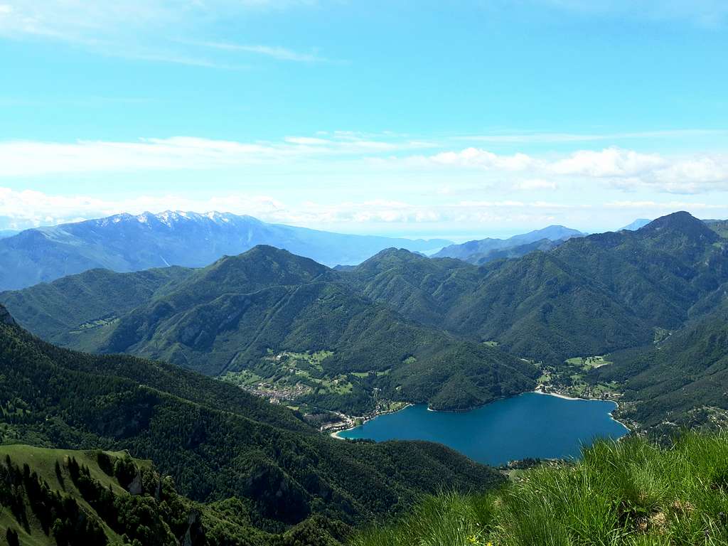Ledro Lake from Cima Parì
