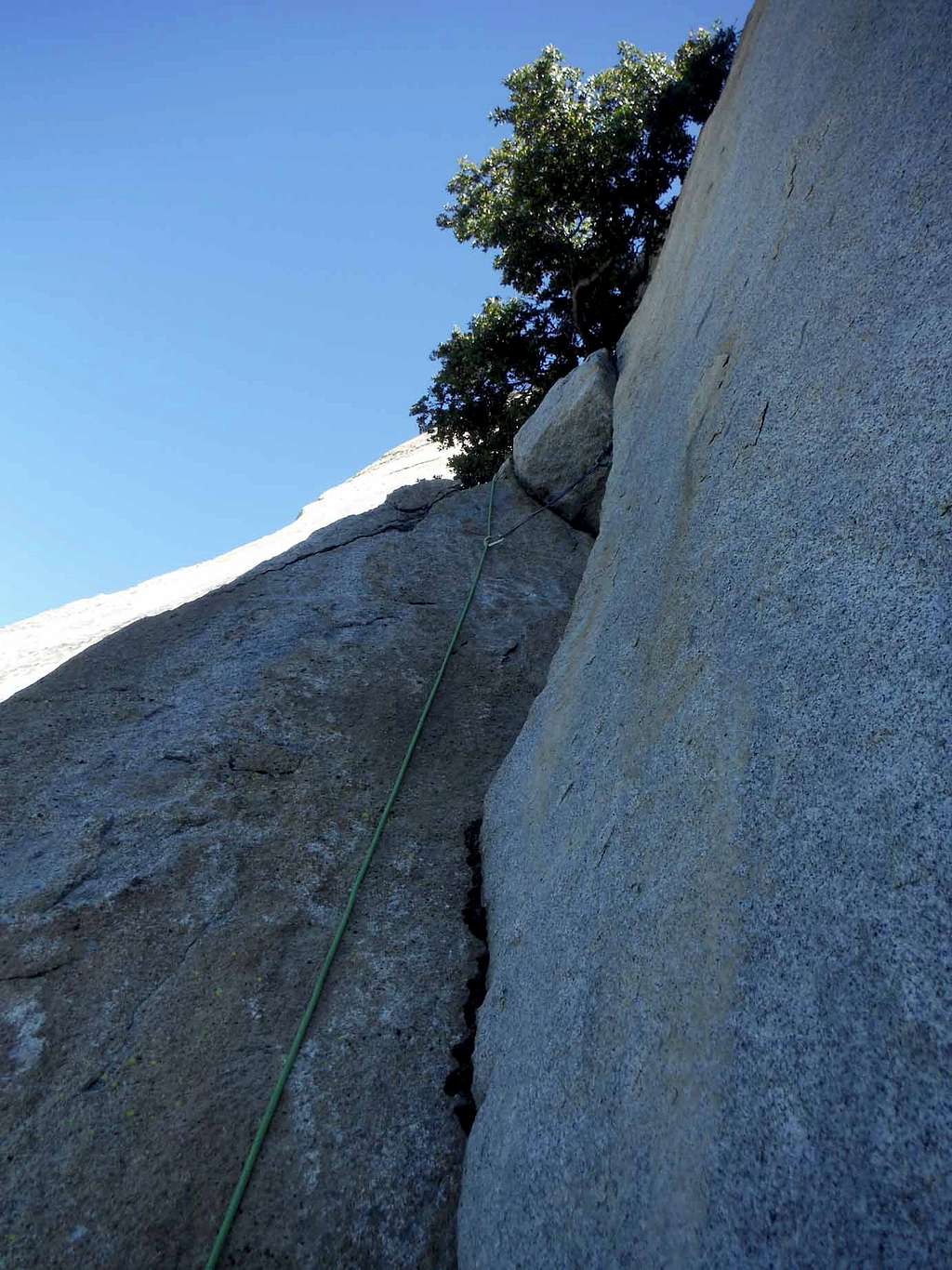Crux of the route, 3rd Pitch