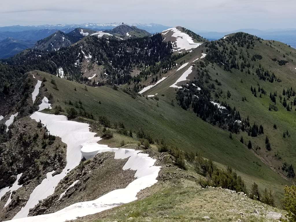 Francis Peak as viewed from the north.