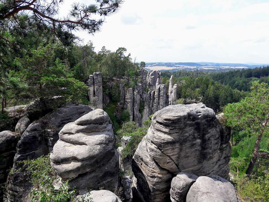 Prachovské skály - view from Vyhlídka Míru