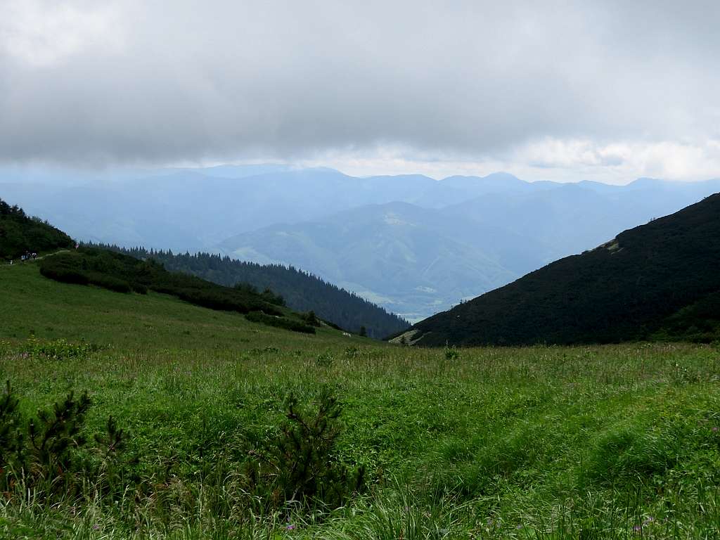 Toward Velka Fatra