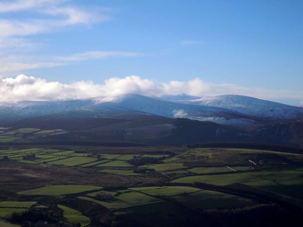 Wicklow Mts from Sugar Loaf
