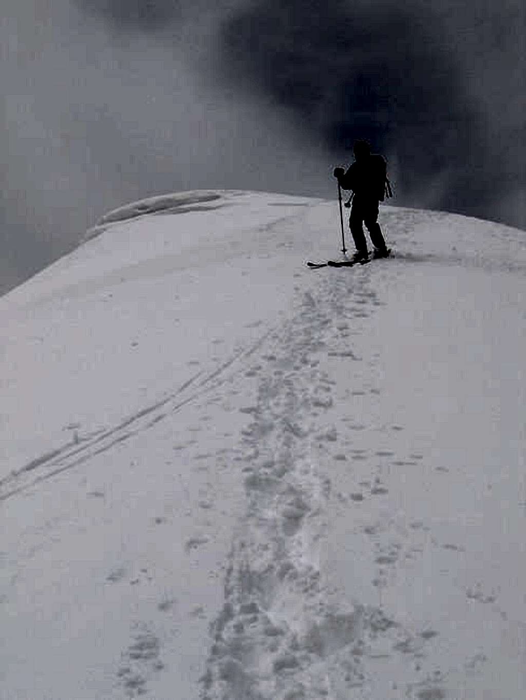 Skiing off of Mount Lincoln's...