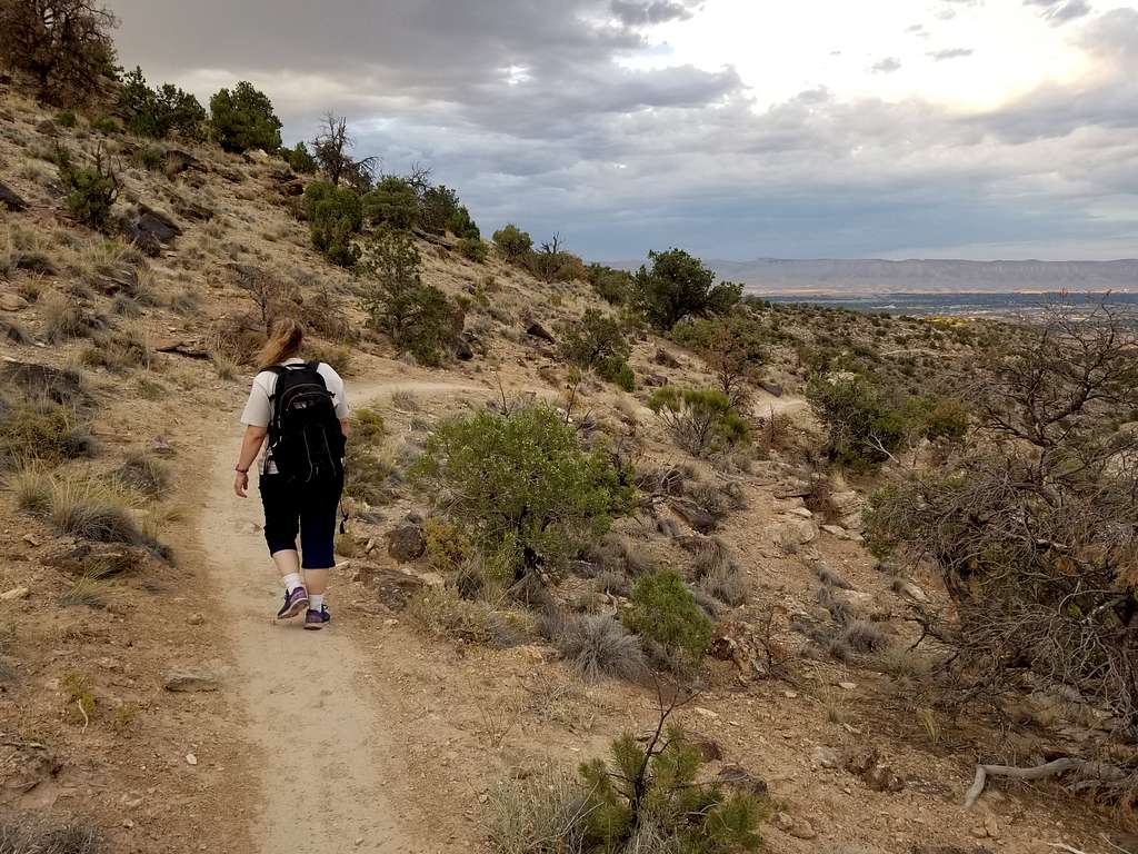 Kimberly on the Snakeskin Trail