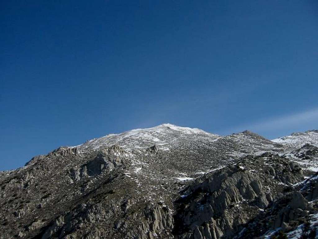 Granite Peak summit from the...