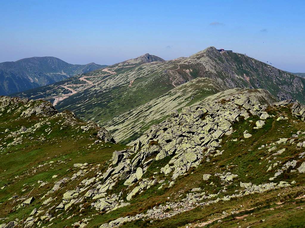 Chopok and Derese - two of four 2k meters in Nizke Tatry