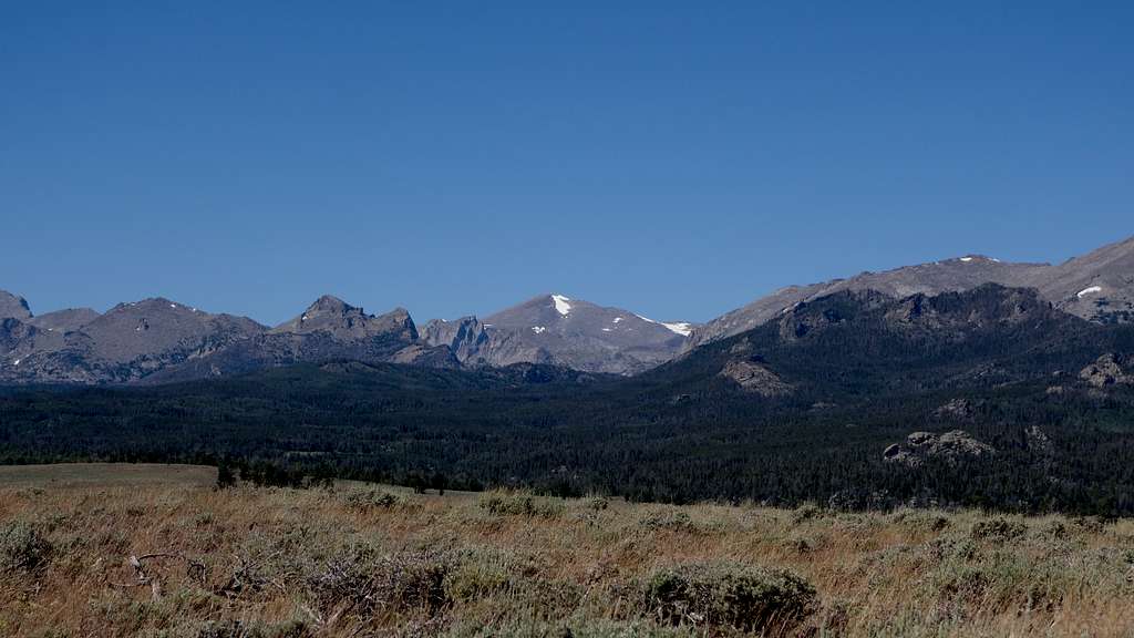 Wind River Peak from Block and Tackle Hill
