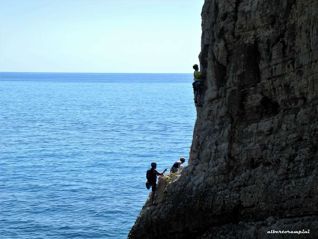 Start of the route Marinaio di Foresta, Pedra Longa