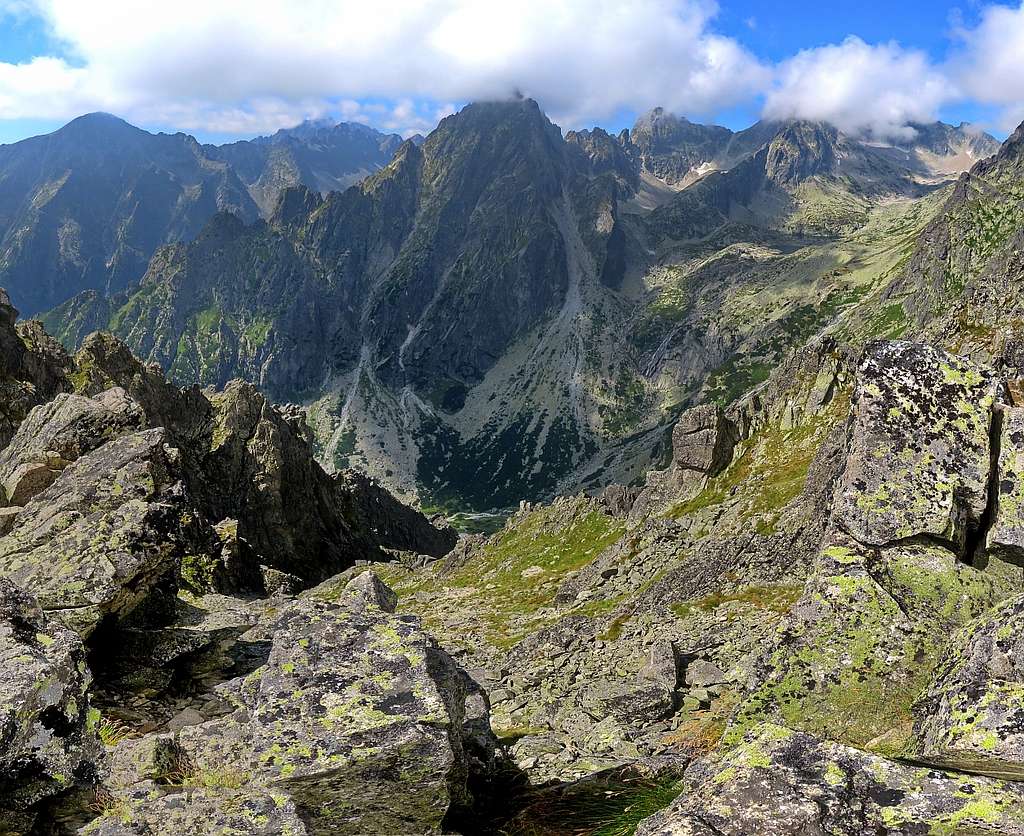 View from Veľká Lomnická veža