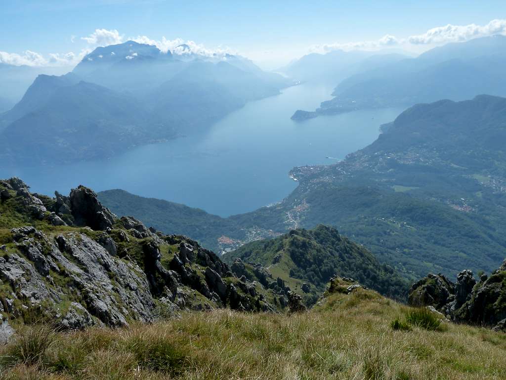 Lake Como from Monte Grona