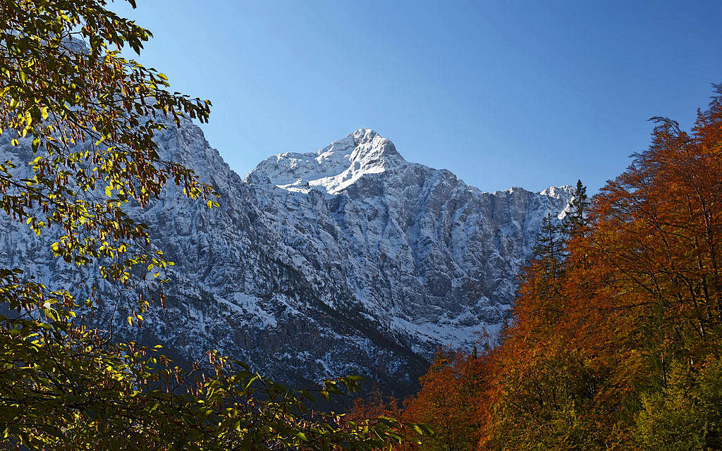 Triglav above Vrata valley