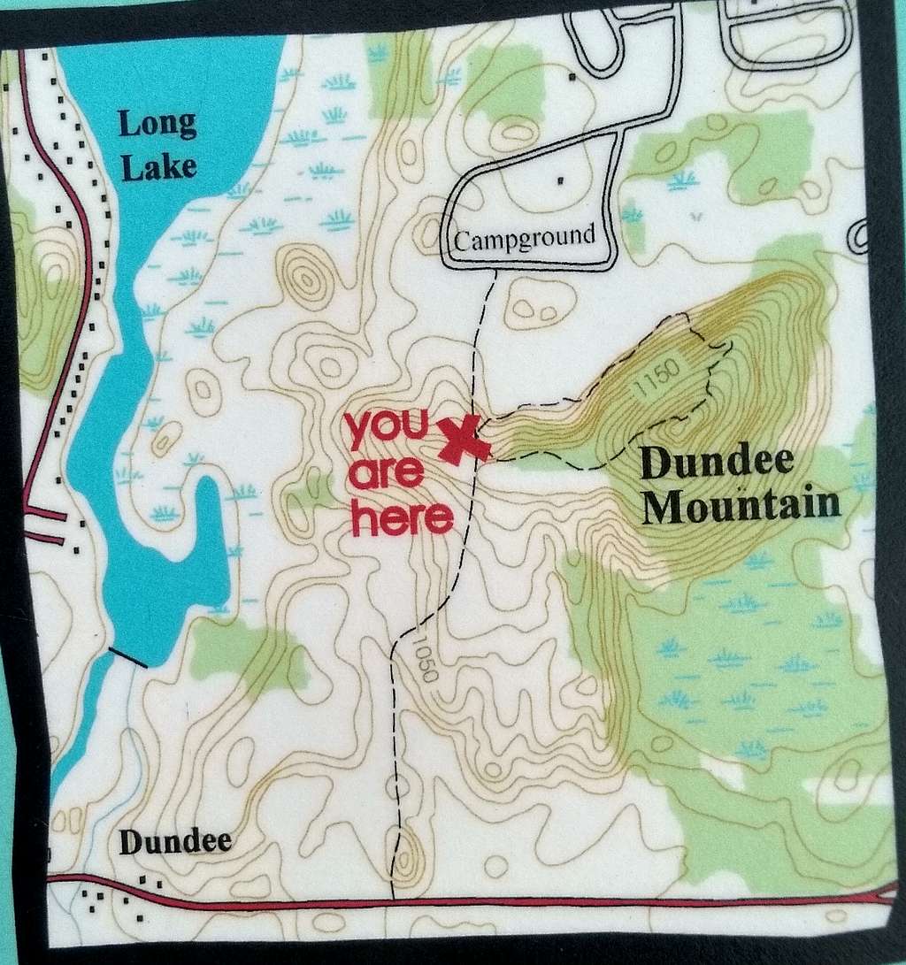 Dundee Mountain Trail Map