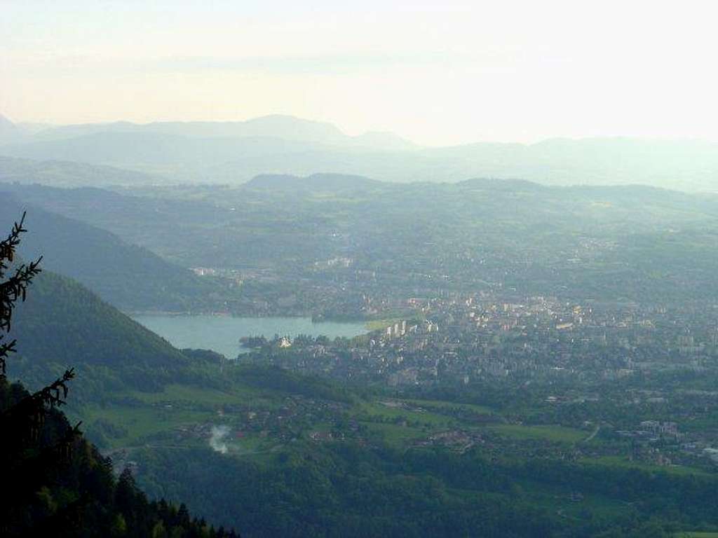 Annecy, the town and the lake...