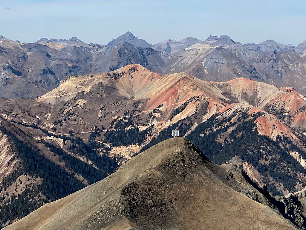 Mount Sneffels and Red Mountains