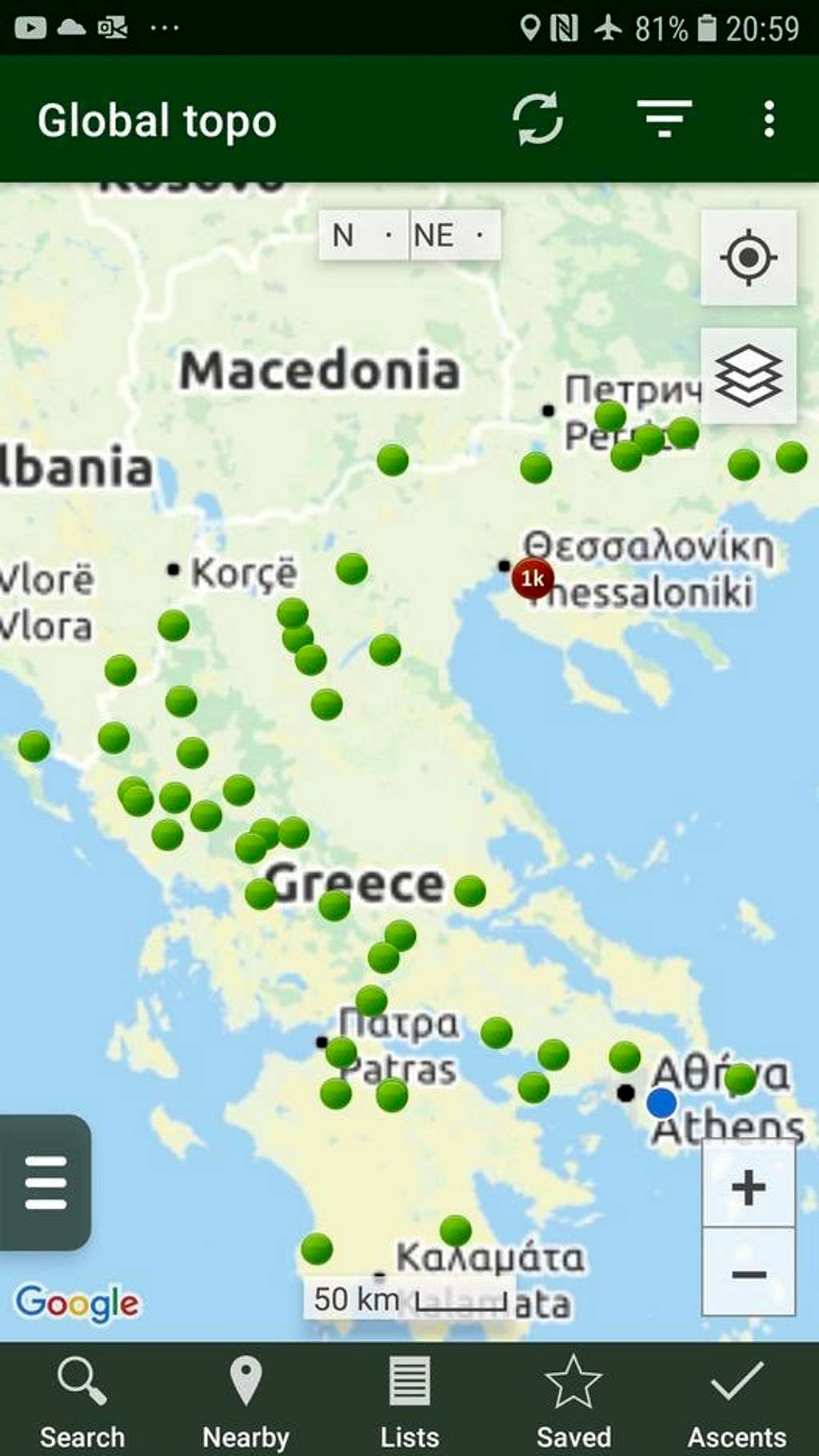 Greece Autumn 2020 ascents