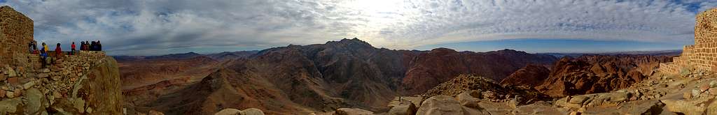 Panorama from Gebel Musa
