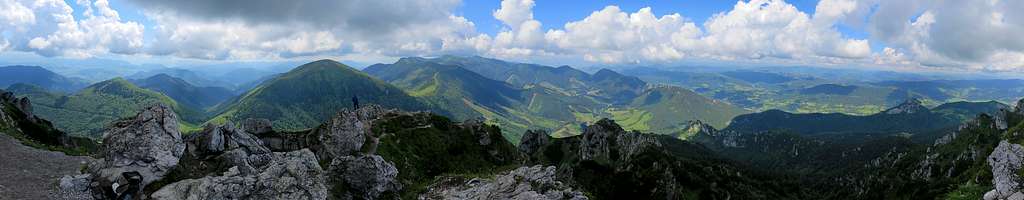 Panorama from Rozsutec