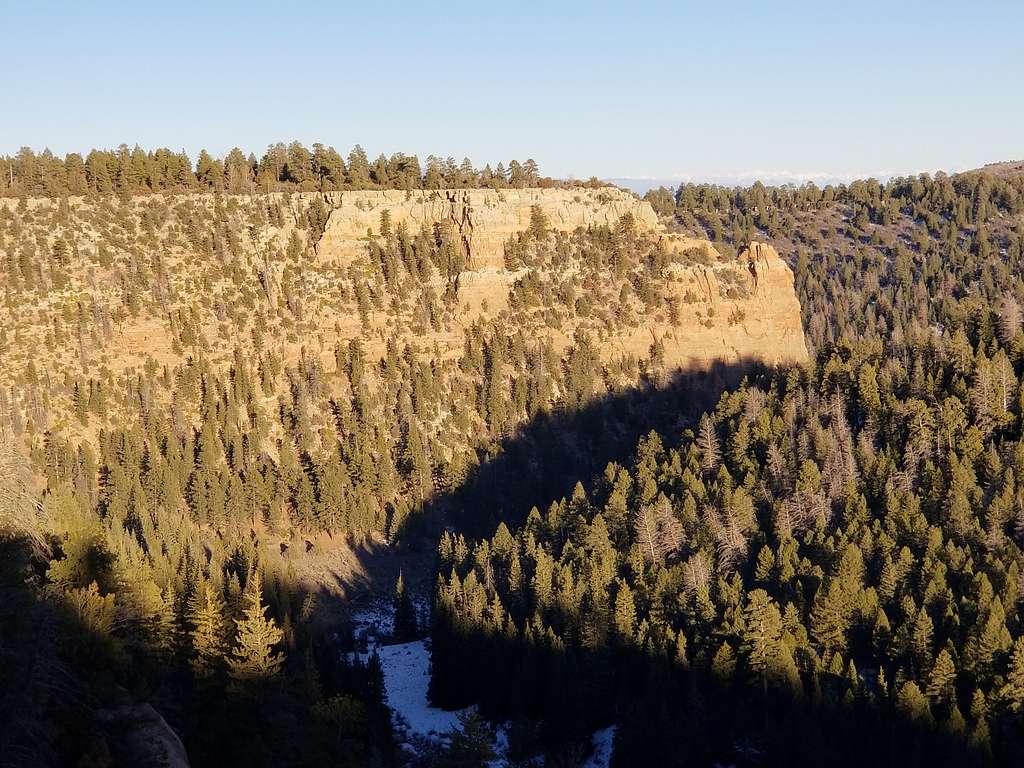 View of Carsons Hole from the Rim.
