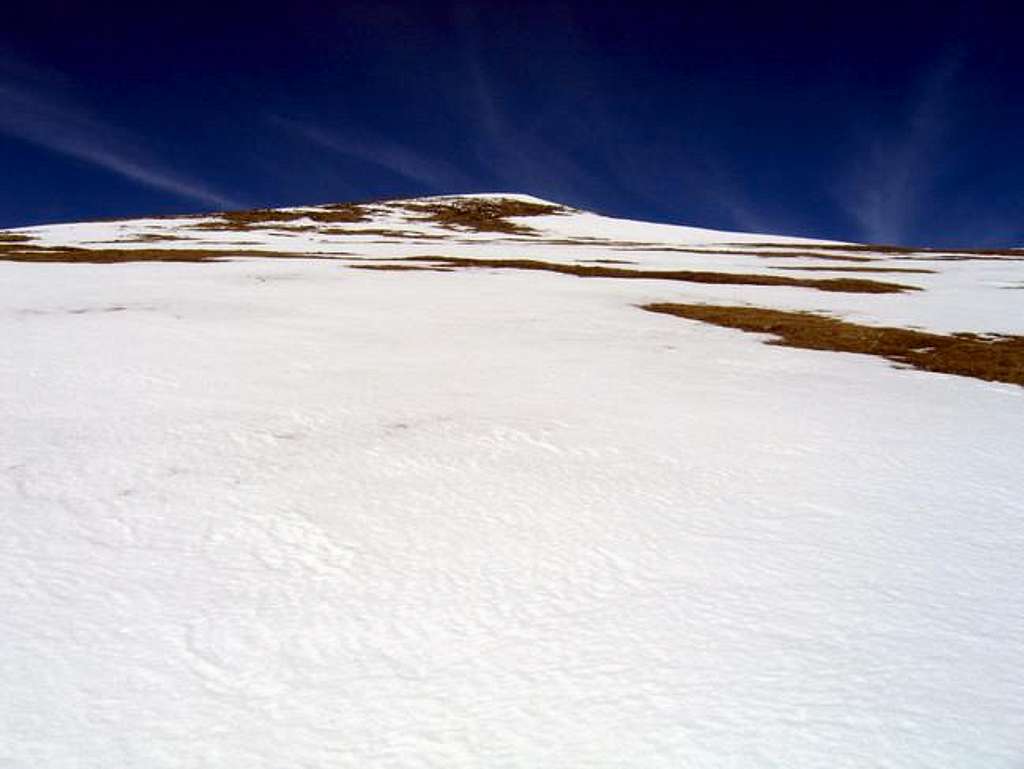 Mount Helen's summit pitch....