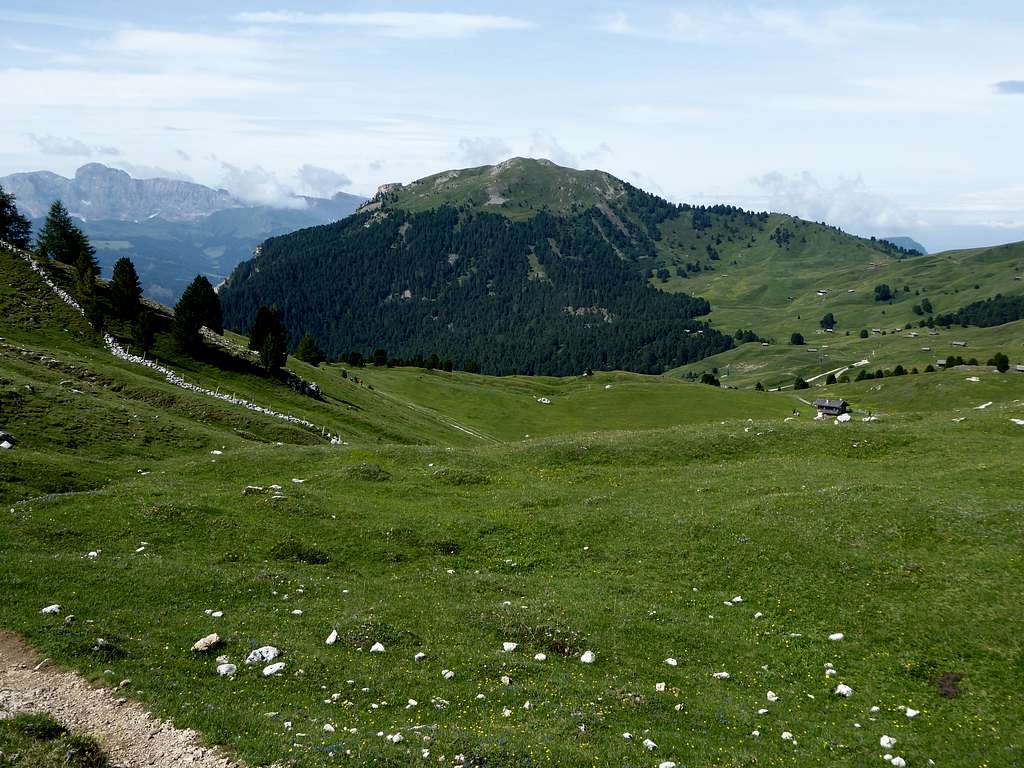 Monte Pic/Pitschberg from the Dolomites Unesco Panoramic Balcony of Mastlè