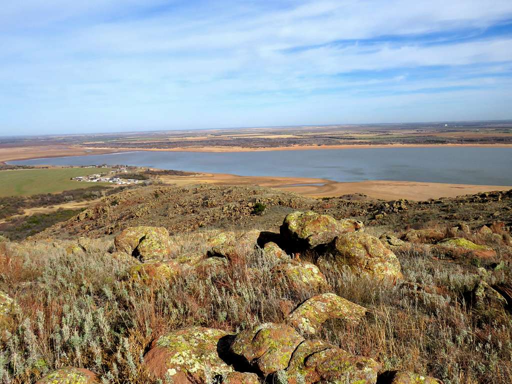 Altus Lake, looking northeast