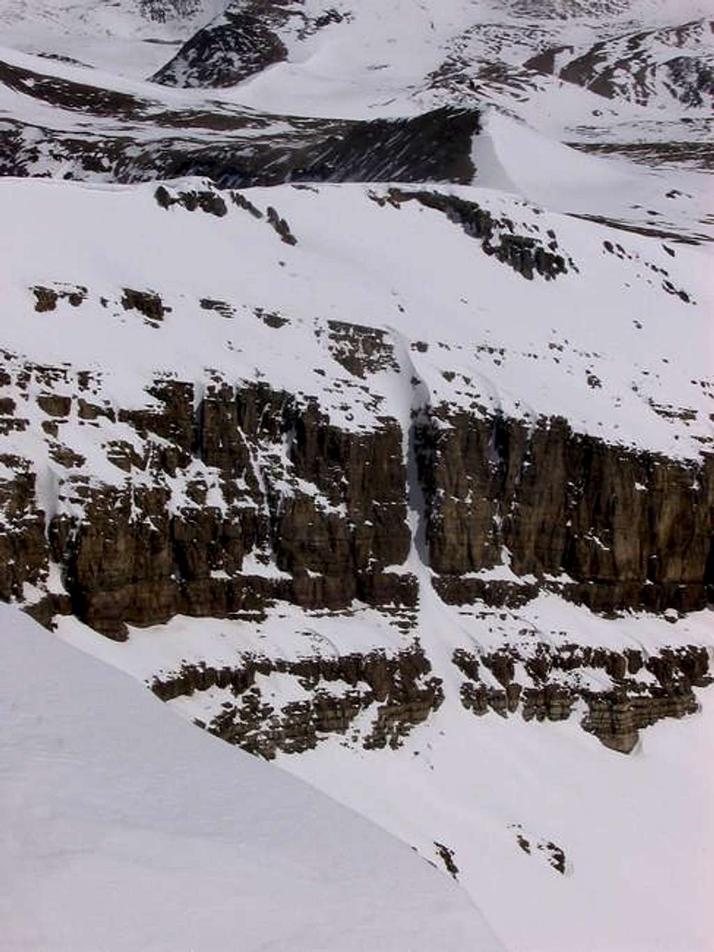 A close-up of the couloir...