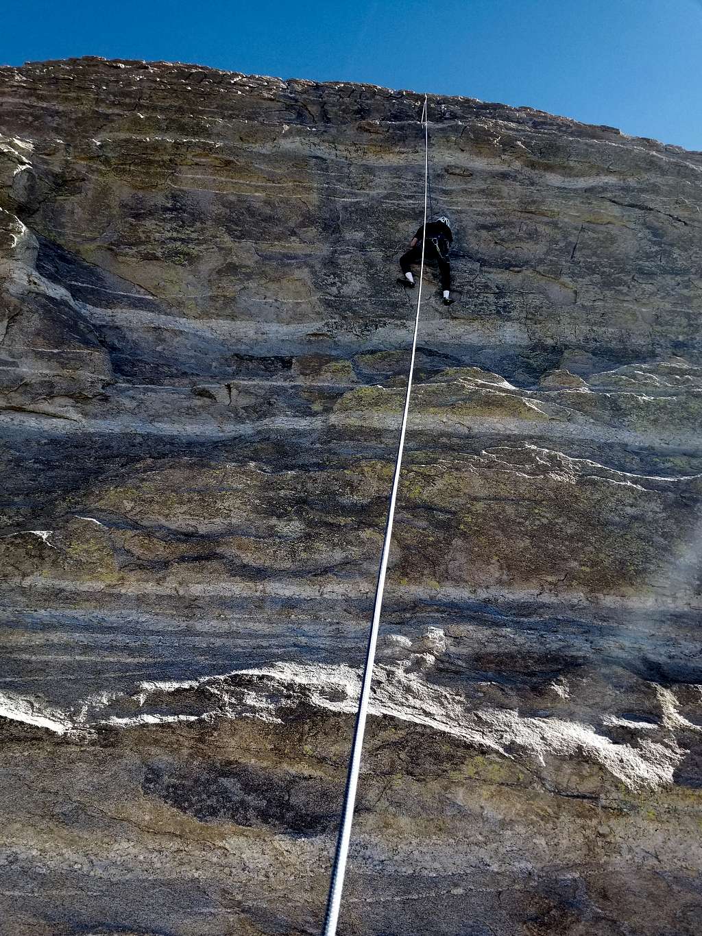 Kessler climbing at Windy Point on Mount Lemmon