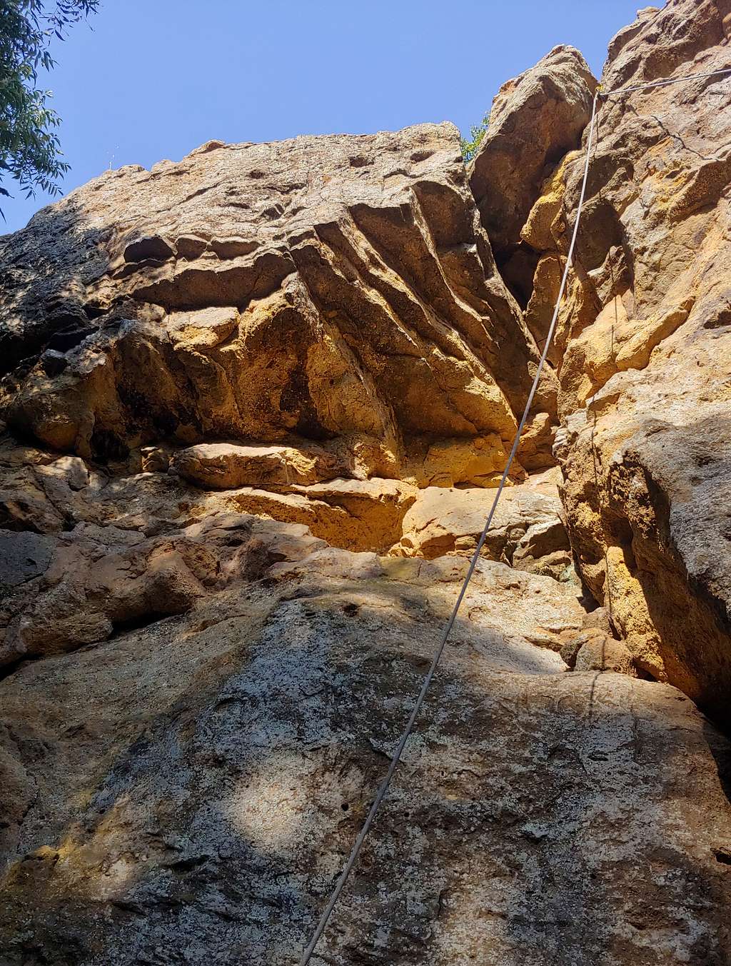 5.6-5.9 Routes on East Face of Cave Tower