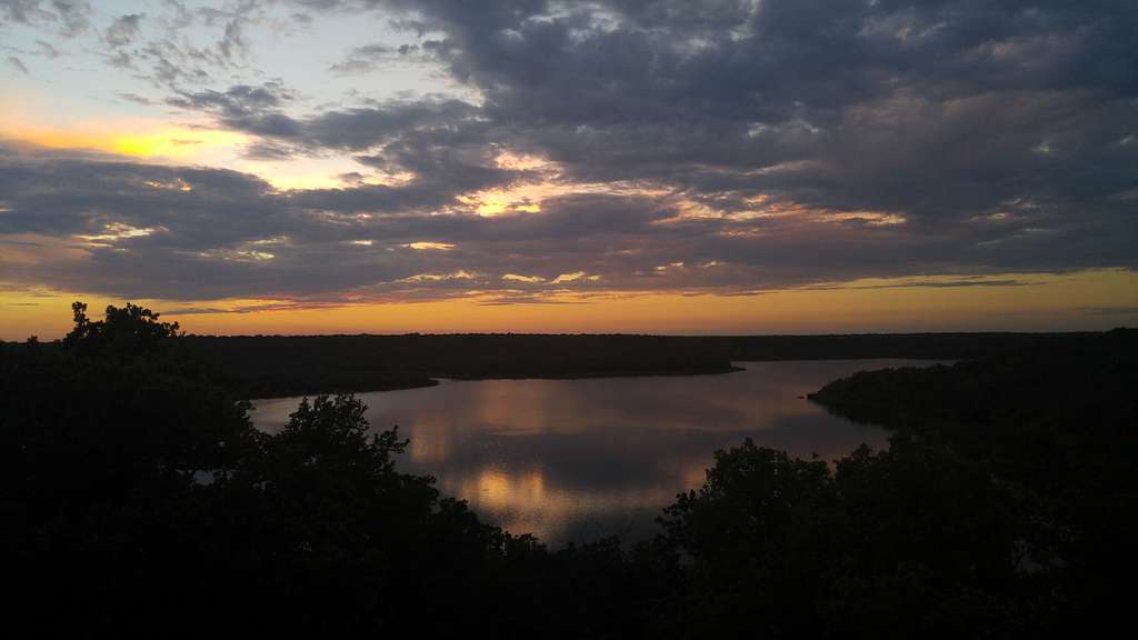 Lake Mineral Wells Sunset