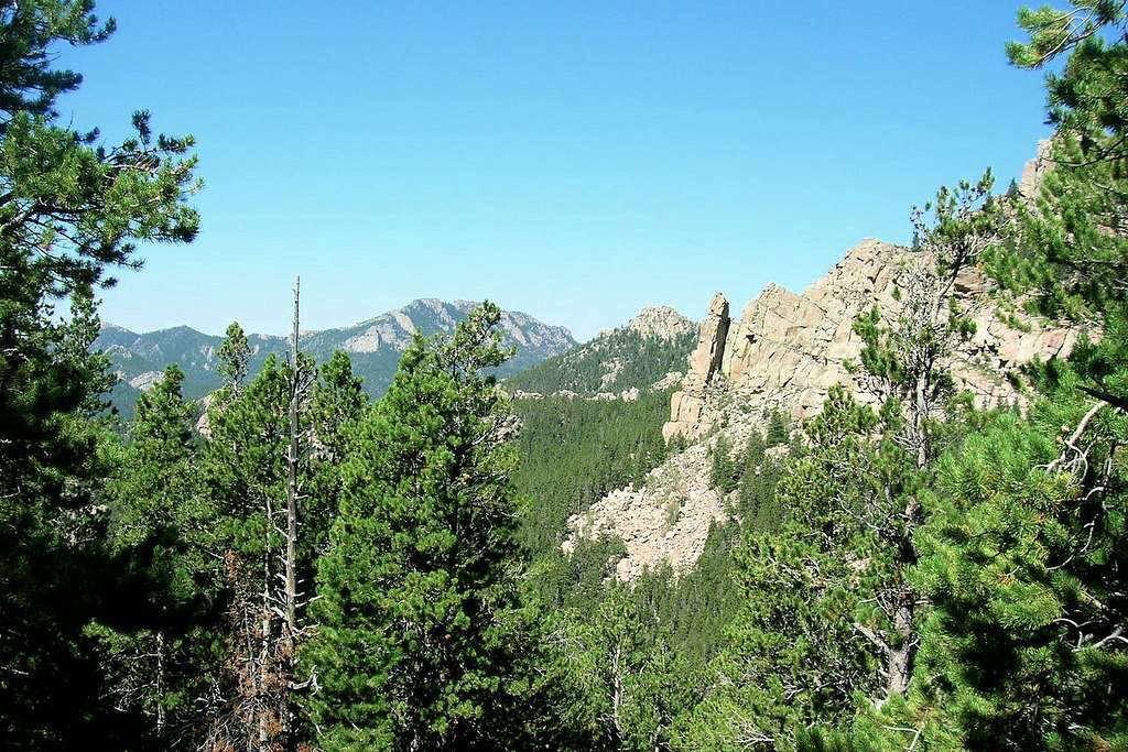 A view along the trail up Laramie Peak