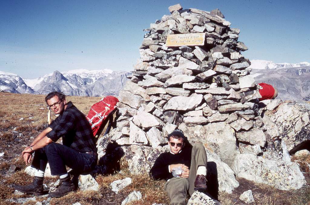 Neil Albaugh & Jim Hunter- Scenic Pass on Horse Ridge- 11,400 feet