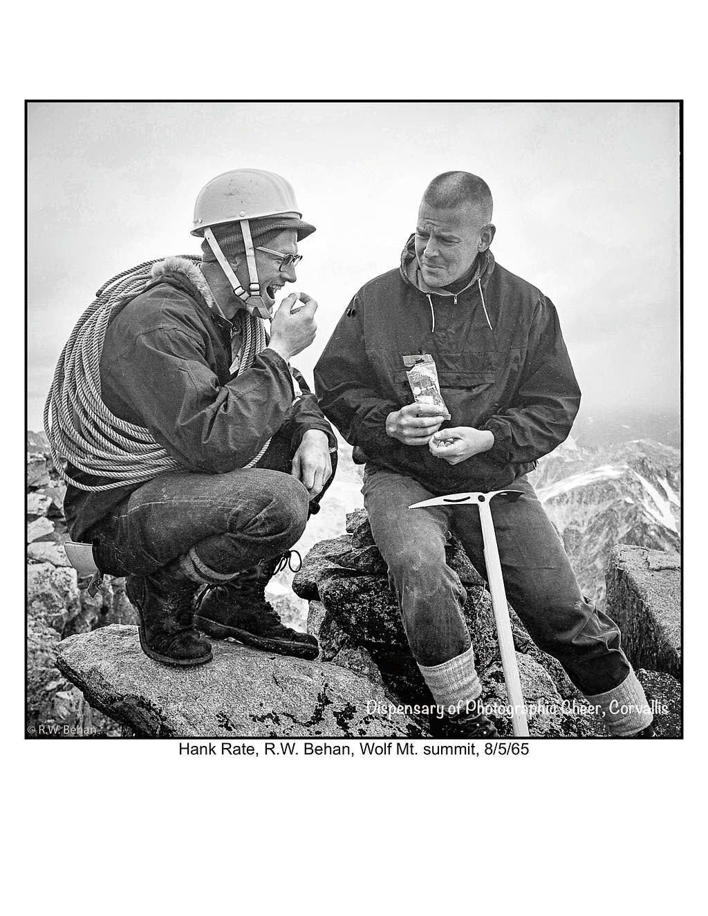Hank and RWB on Wolf Mountain summit