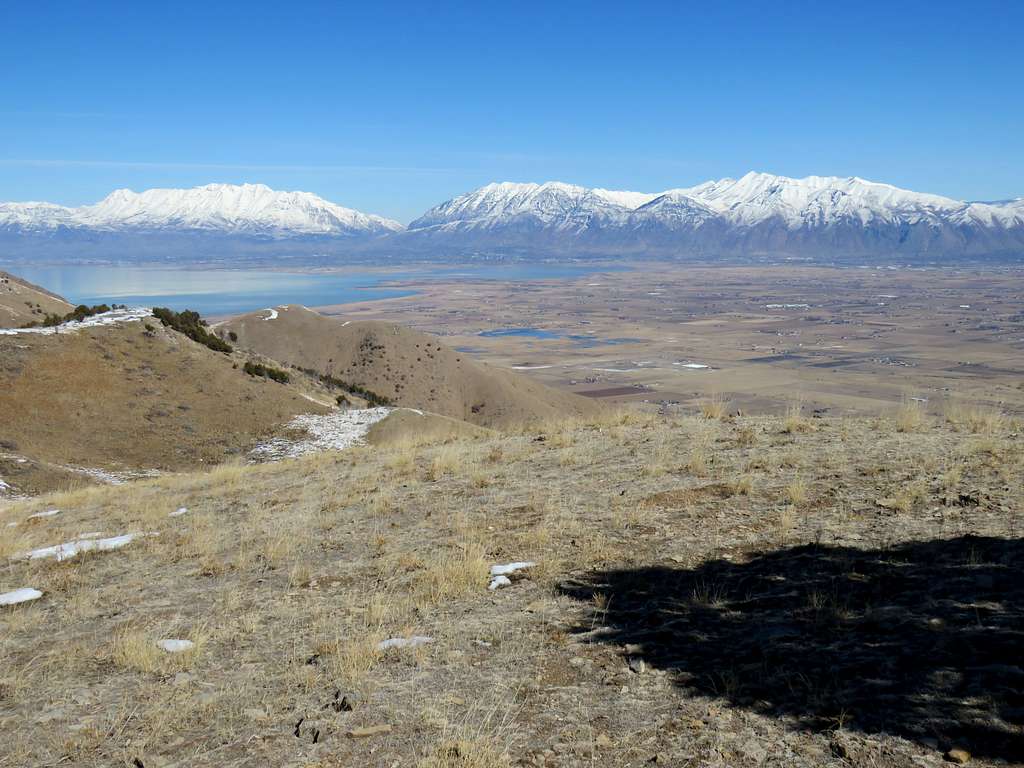 Timpanogos, Cascade, Provo Peaks plus Utah Lake