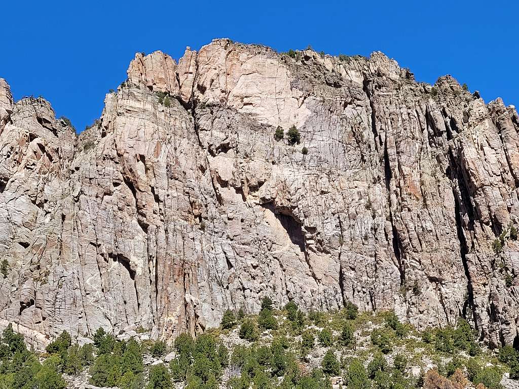 Mothers Buttress in Unaweep Canyon