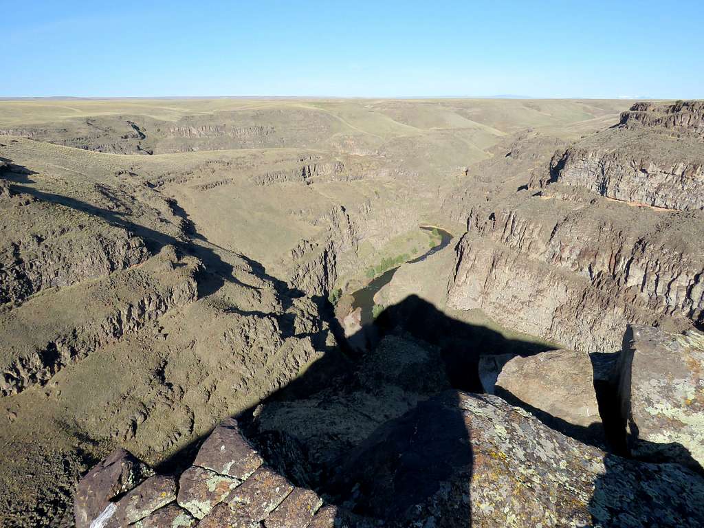 Bruneau Canyon from edge of side canyon